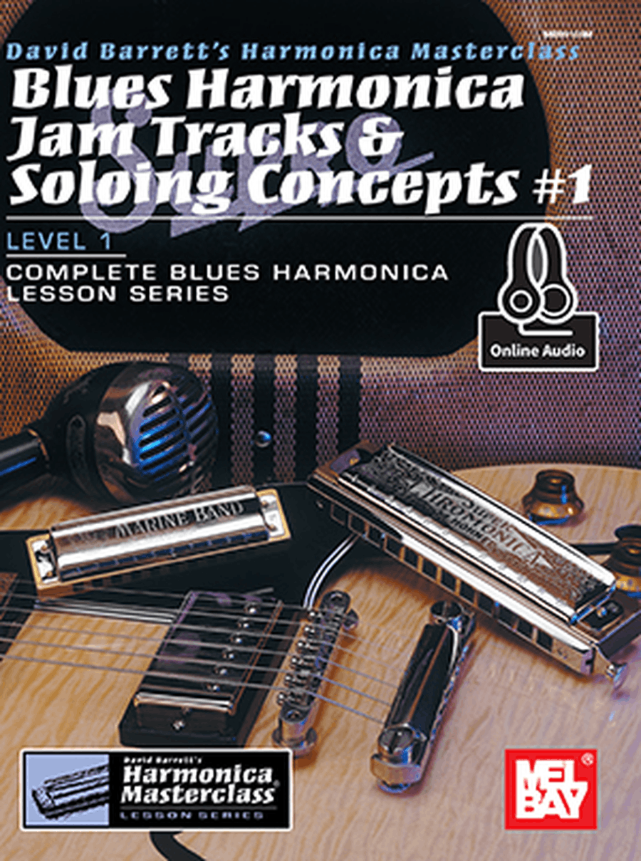 Blues Harmonica Jam Tracks & Soloing Concepts #1 Harmonica scores gallery preview page 1