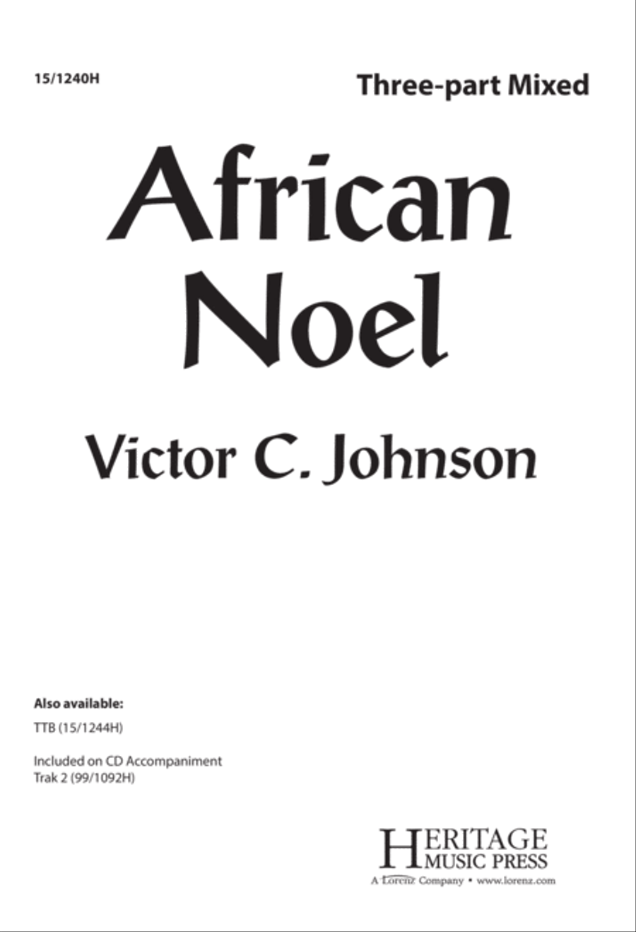 African Noel African Noel 3-Part scores gallery preview page 1