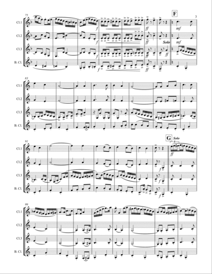 In Heaven There Is No Beer Woodwind Ensemble scores gallery preview page 4