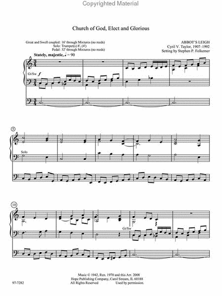 God of Grace: Five Hymn Tune Preludes for the Church Year image number null