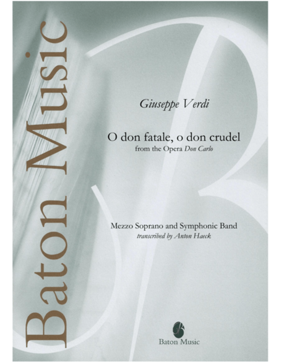 O don fatale, o don crudel Concert Band scores gallery preview page 1