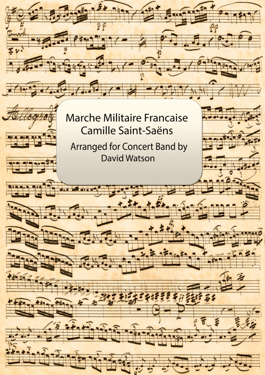Marche Militaire Francaise for Concert Band image number null
