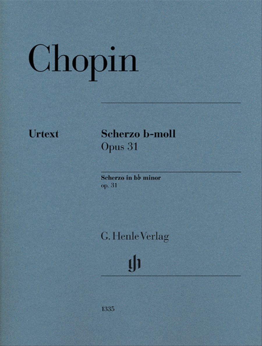 Scherzo in B-Flat Minor, Op. 31 – Revised Edition Piano Solo scores gallery preview page 1