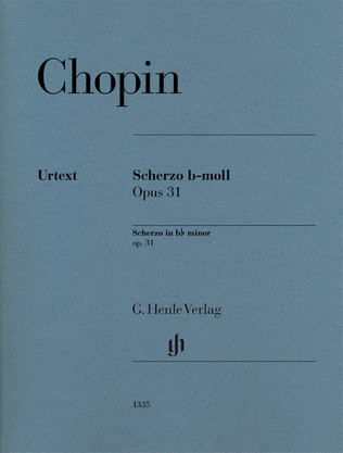 Book cover for Scherzo in B-Flat Minor, Op. 31 – Revised Edition