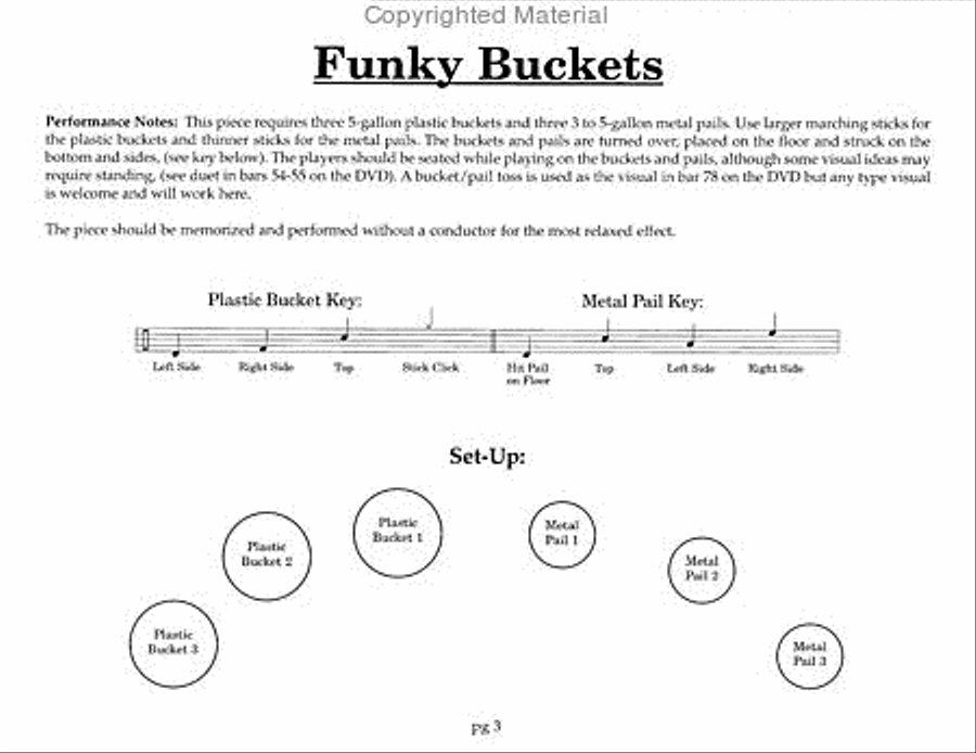 Noveltysicles - 8 Novelty Ensembles for 6 Young Percussionists Percussion Ensemble scores gallery preview page 2
