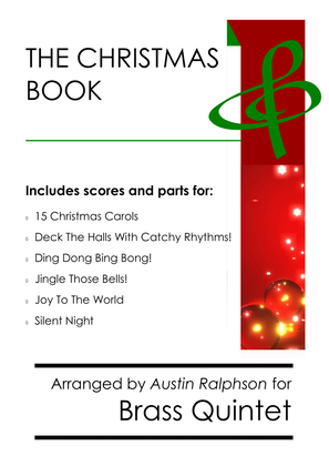 Book cover for The Brass Quintet Christmas Book