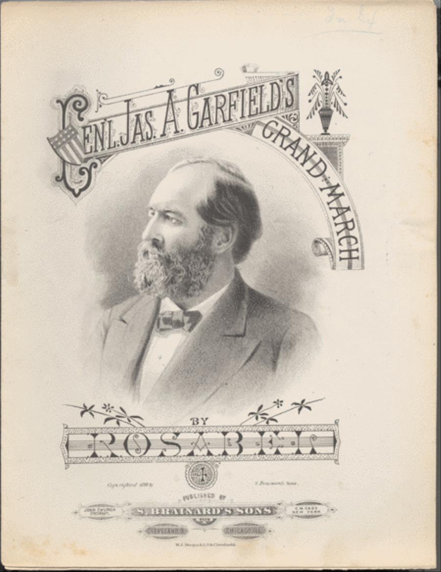 General James A. Garfield's Grand March Piano Solo scores gallery preview page 1