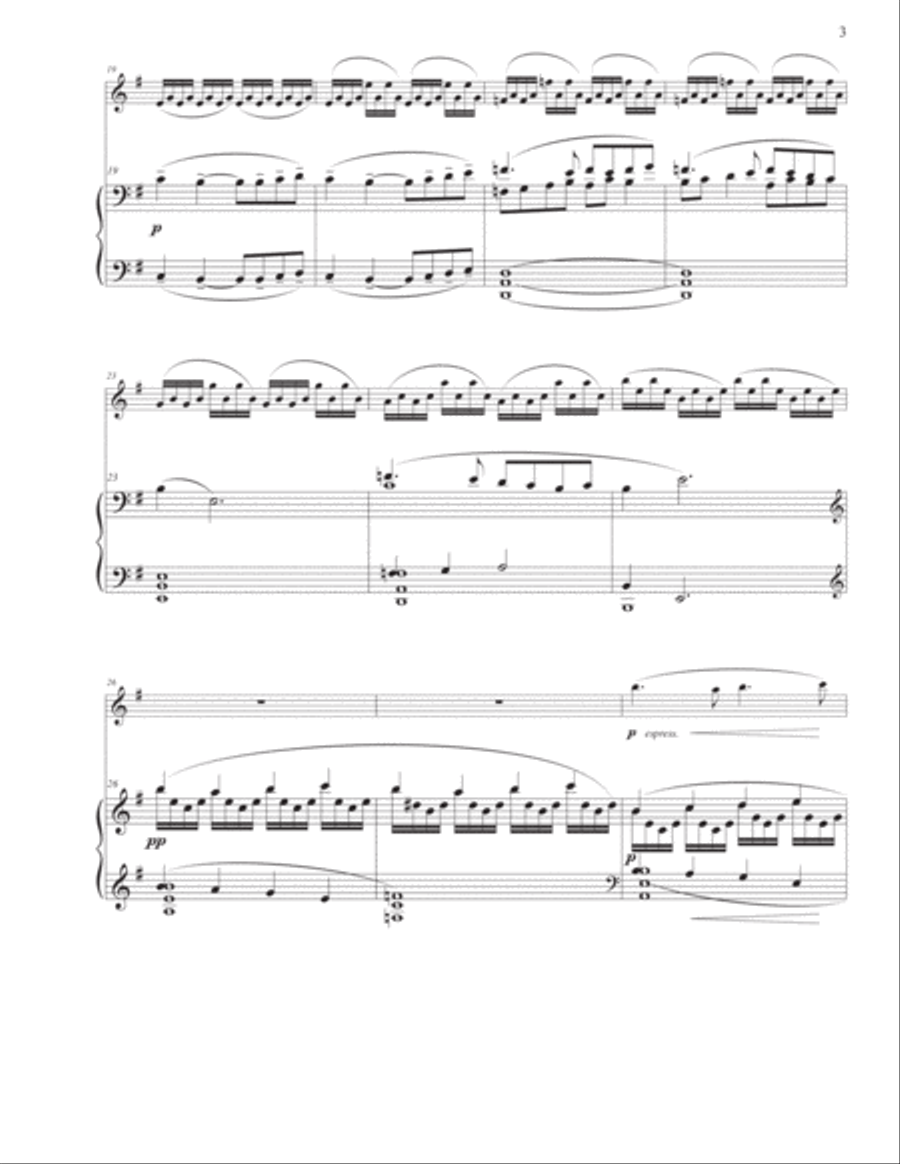 Four Sea Pictures for Violin and Piano Violin scores gallery preview page 4