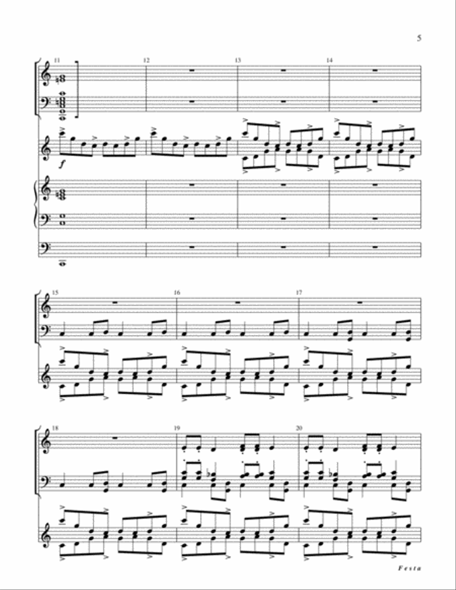 Festa 5-Octaves scores gallery preview page 4