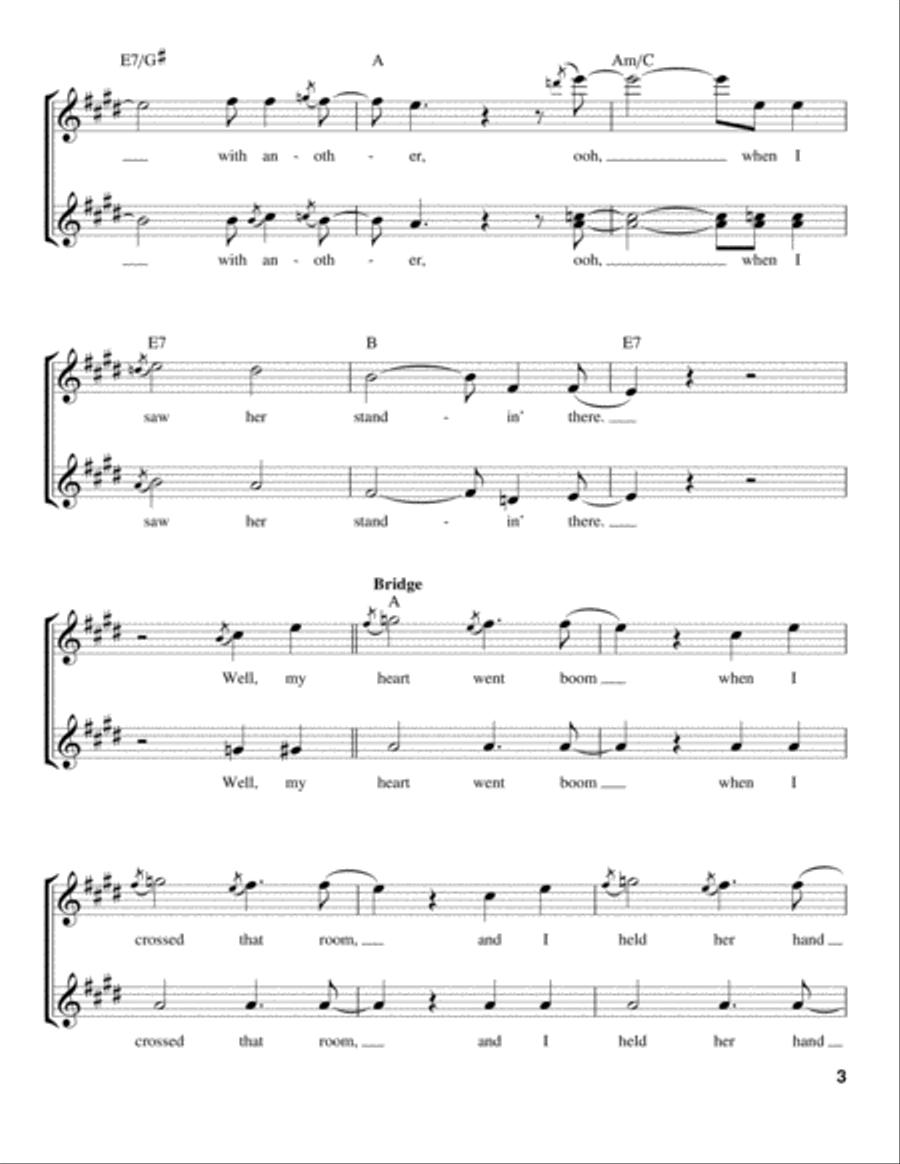 I Saw Her Standing There I Saw Her Standing There Voice scores gallery preview page 3