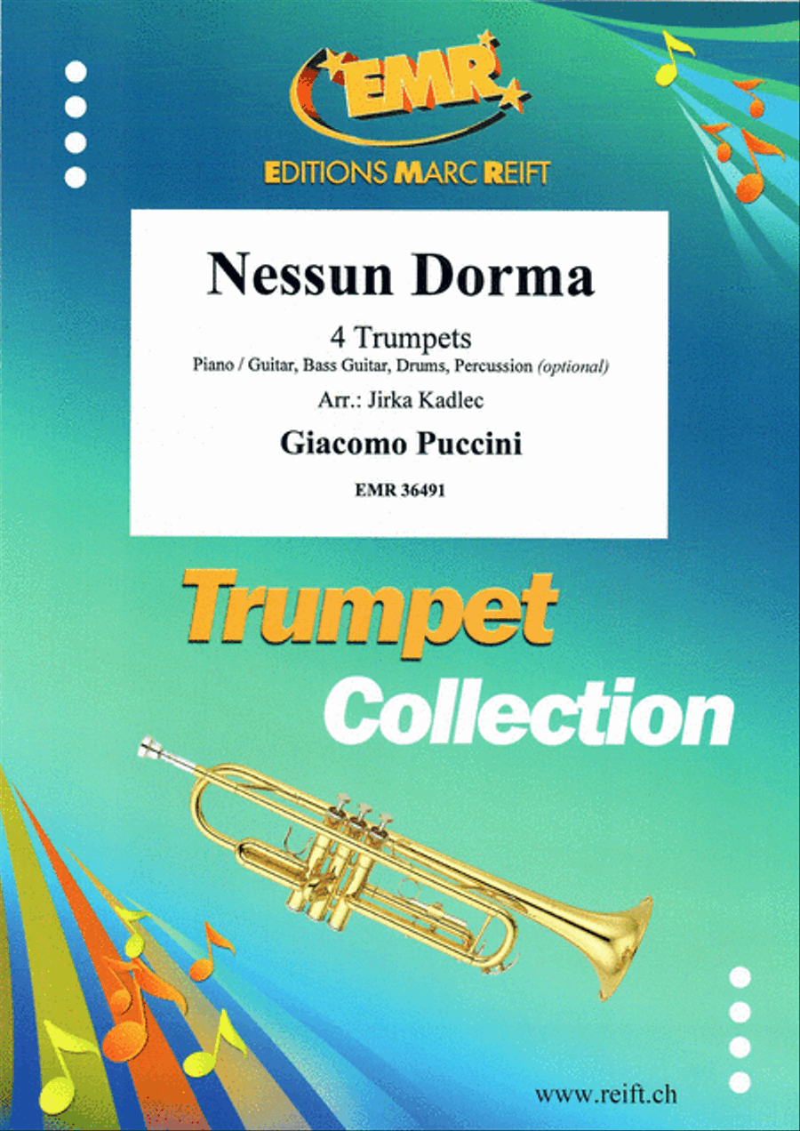 Nessun Dorma Trumpet scores gallery preview page 1
