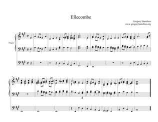 Book cover for Ellecombe - Alternate Harmonization for organ
