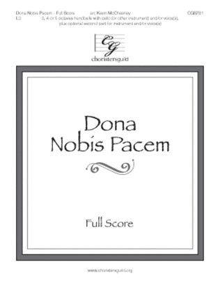 Book cover for Dona Nobis Pacem - Full Score