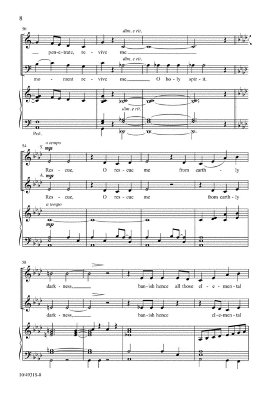 Come, Let Us Sound with Melody 4-Part scores gallery preview page 8