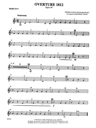 Overture 1812: 1st F Horn