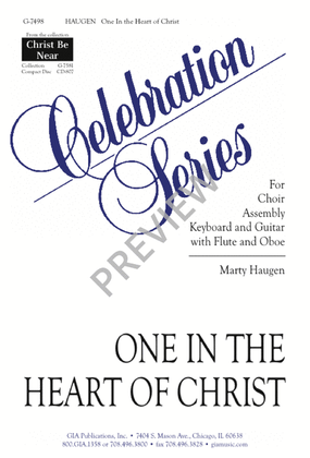 Book cover for One In the Heart of Christ
