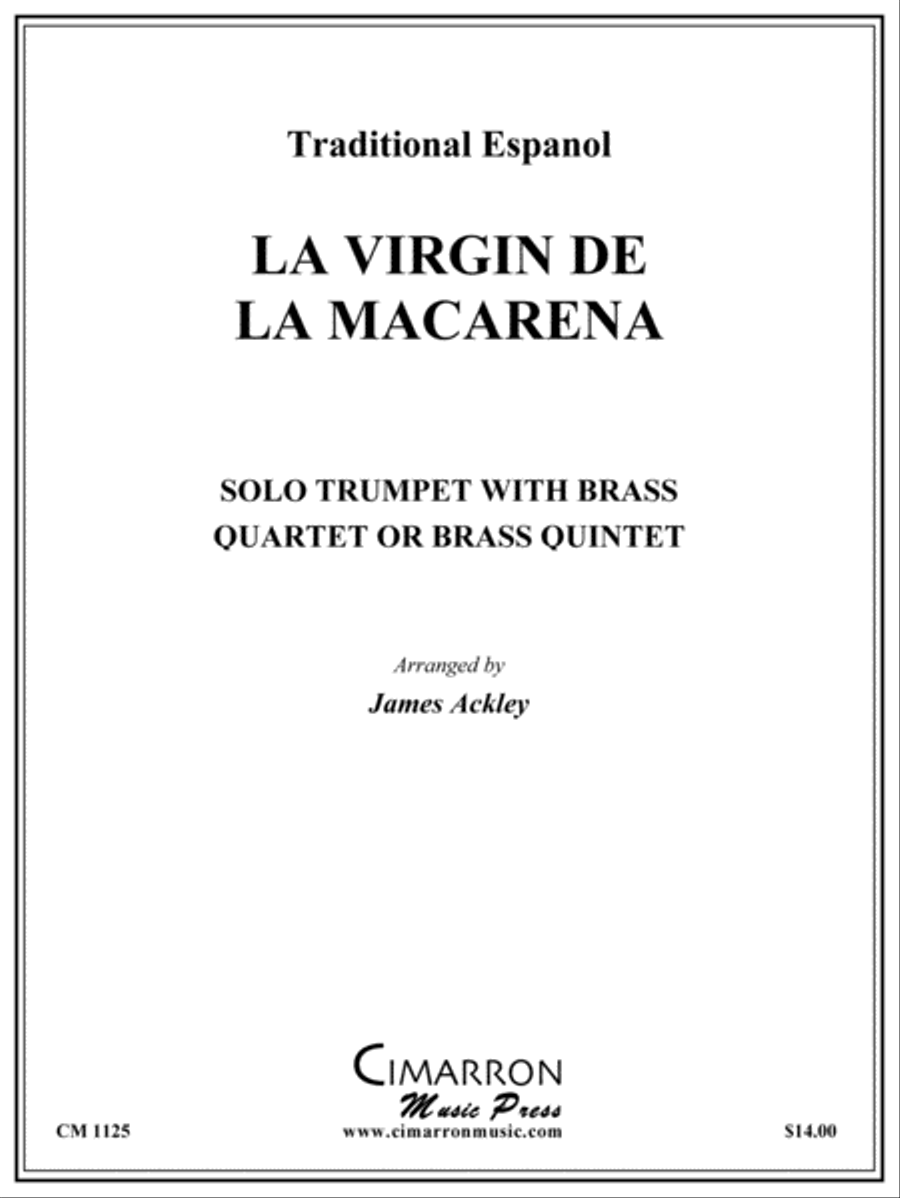 La Virgen de la Macarena by Traditional Brass Quintet - Sheet Music