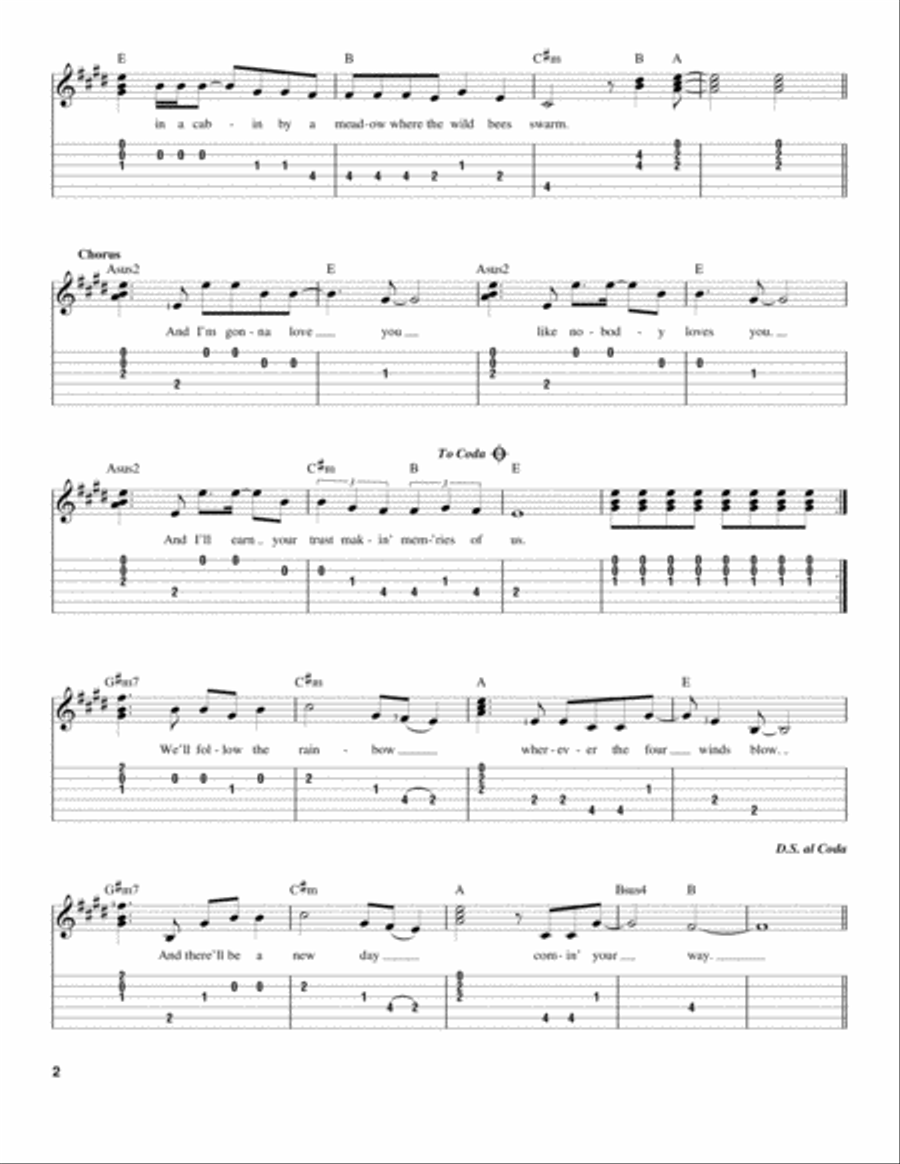 Making Memories Of Us Acoustic Guitar scores gallery preview page 2