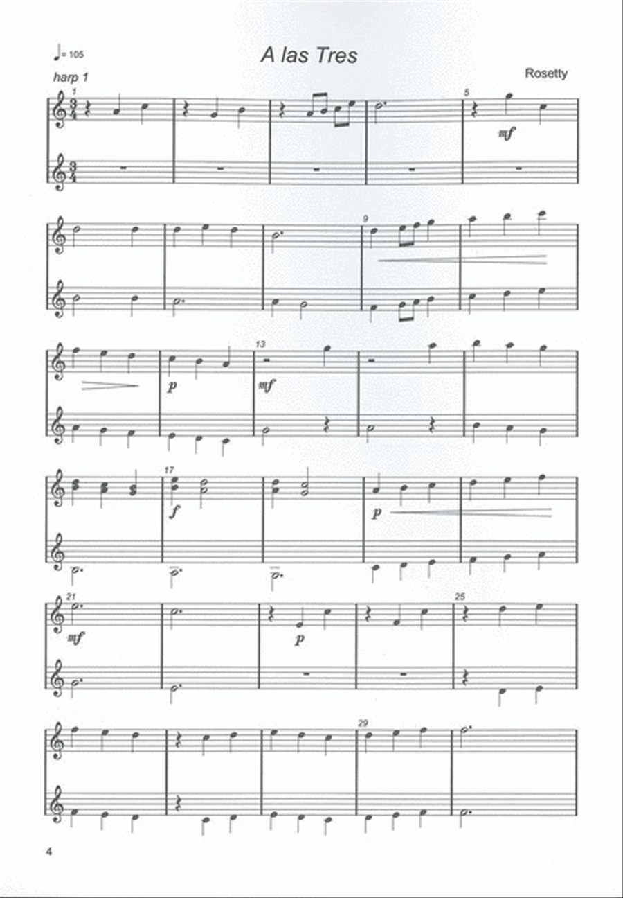 Duo Harping Together Duo Harping Together Harp scores gallery preview page 2