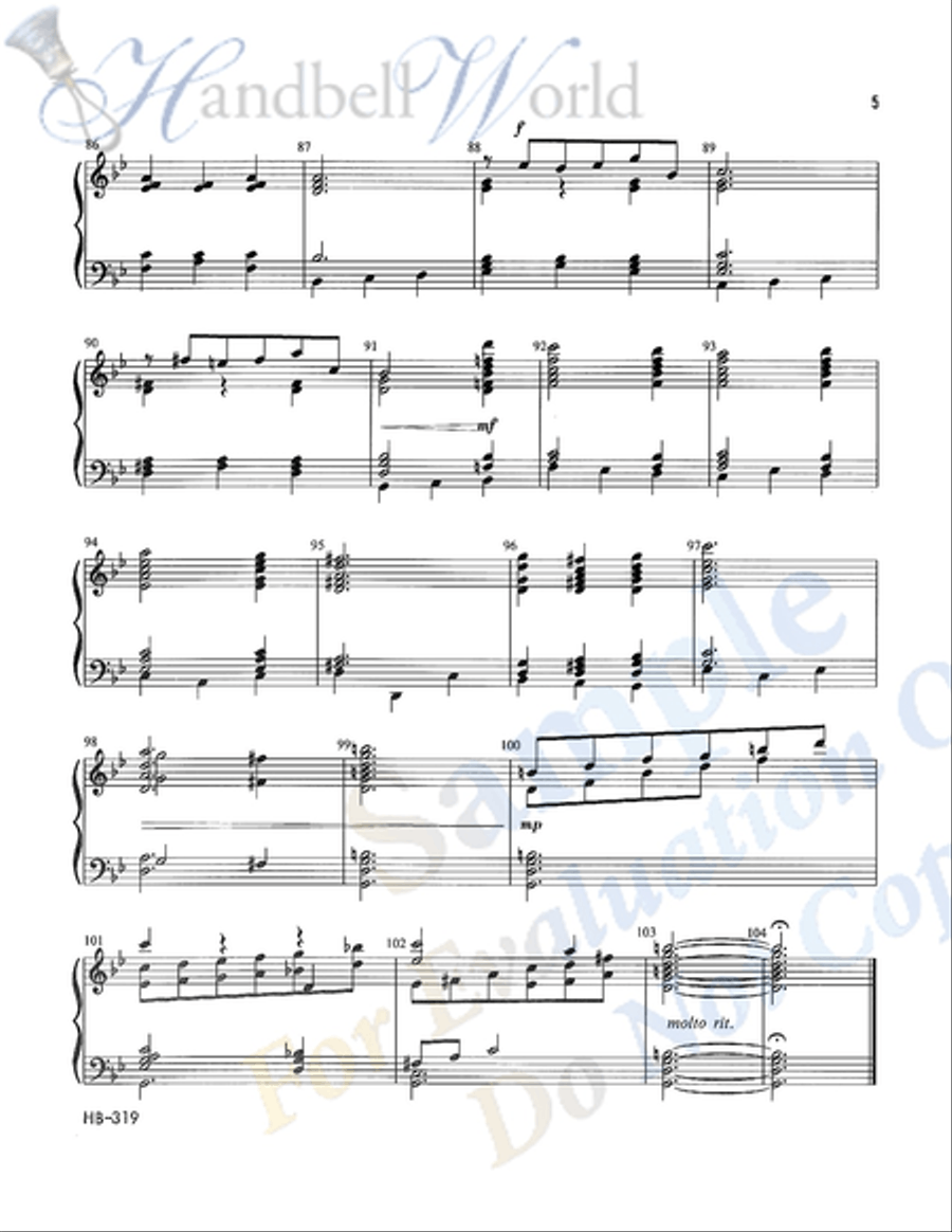 Coventry Carol 5-Octaves scores gallery preview page 4