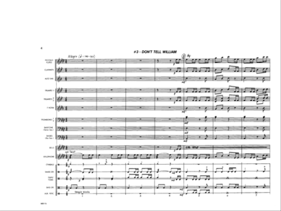 Bleacher Features Set #3 Bleacher Features Set #3 Marching Band scores gallery preview page 5