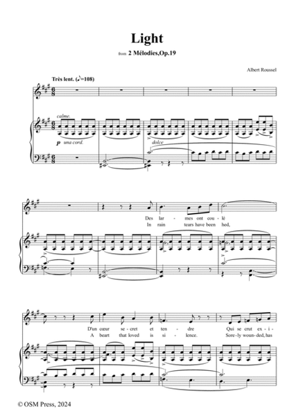 A. Roussel-Light,Op.19 No.1,in A Major