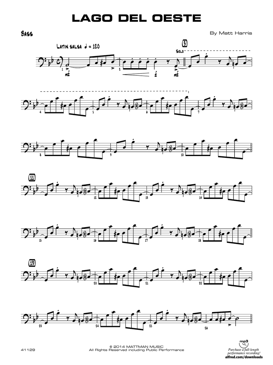 Lago del oeste: String Bass
