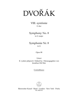 Book cover for Symphony in G Major, Opus 88, No. 8