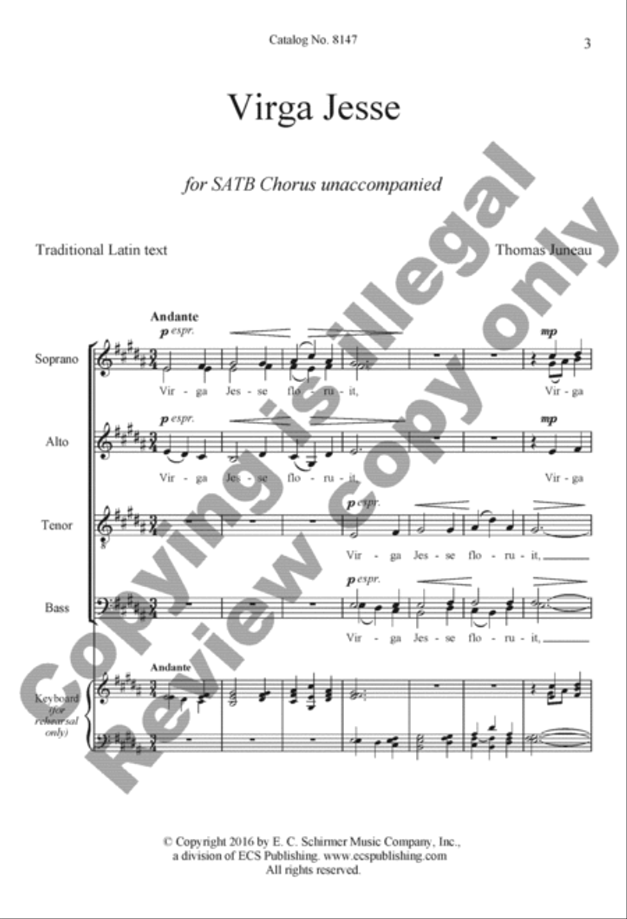 Virga Jesse 4-Part scores gallery preview page 3