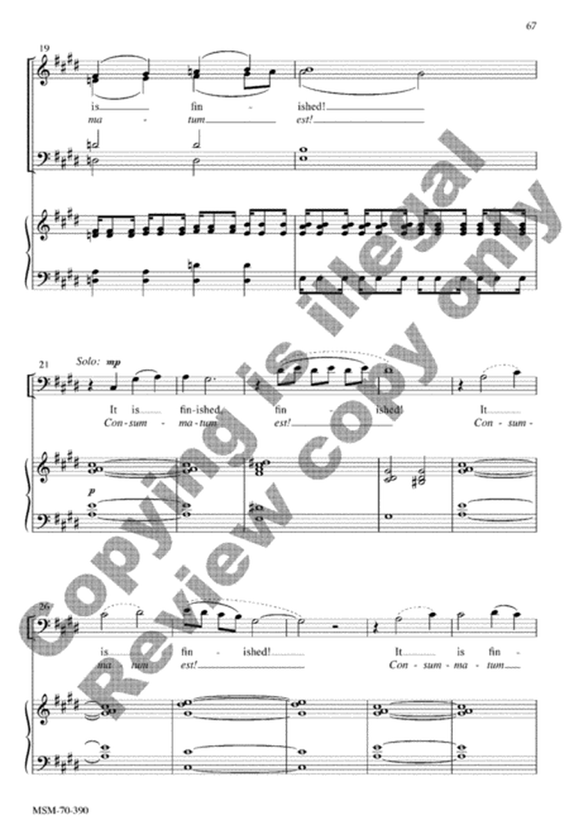 Seven Last Words (Septem Ultima Verba) (Choral Score) image number null