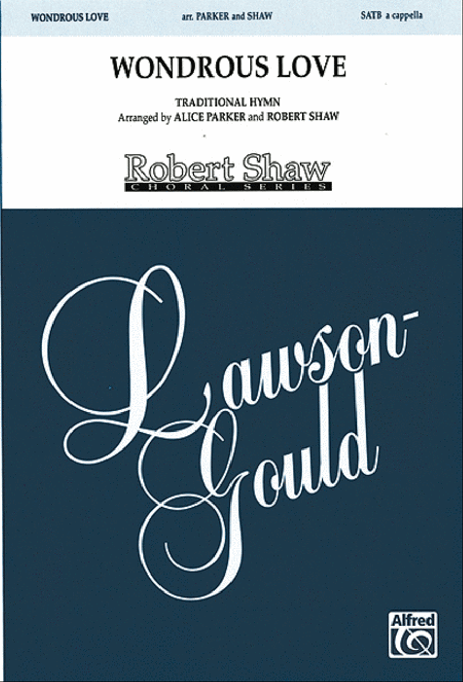 Wondrous Love 4-Part scores gallery preview page 1