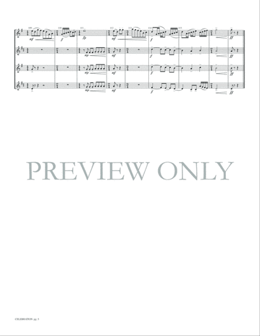 Celebration Small Ensemble scores gallery preview page 7