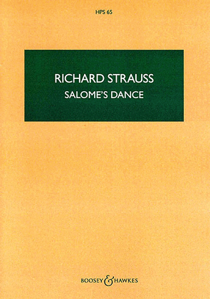 Book cover for Salome's Dance, Op. 54