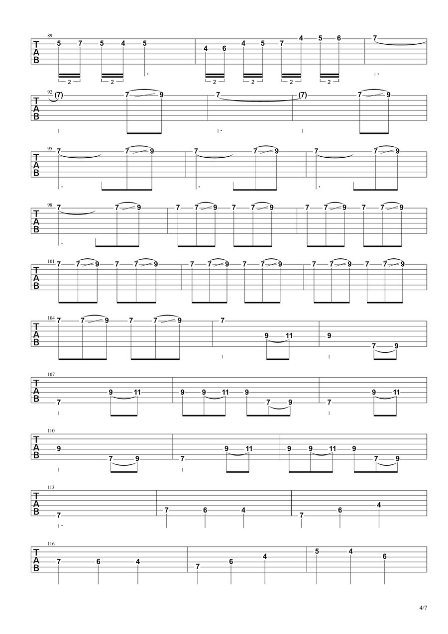 Pájaro Campana (Bellbird, Paraguayan Polka) Acoustic Guitar scores gallery preview page 4