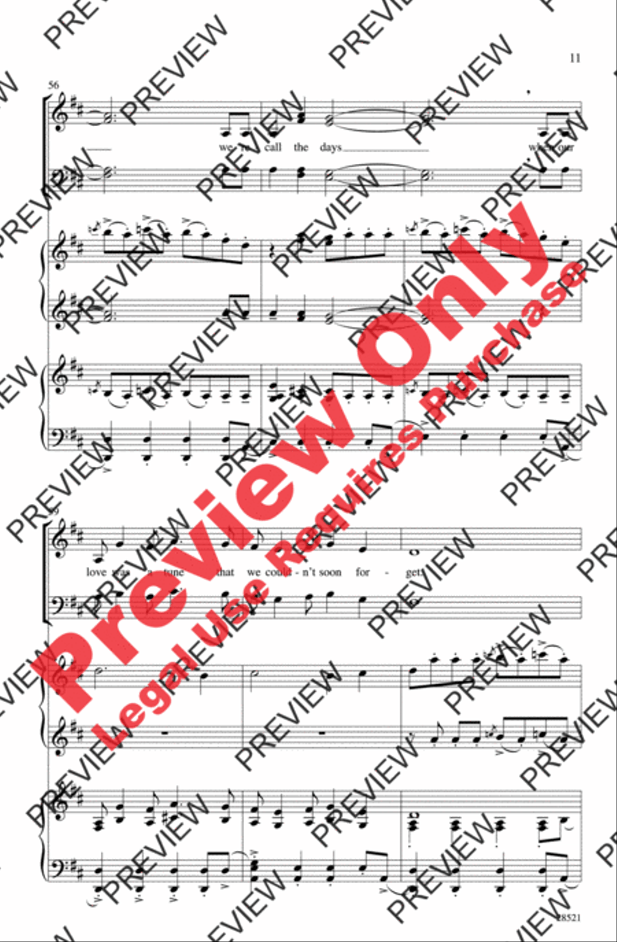 Blue Tango Blue Tango 4-Part scores gallery preview page 11