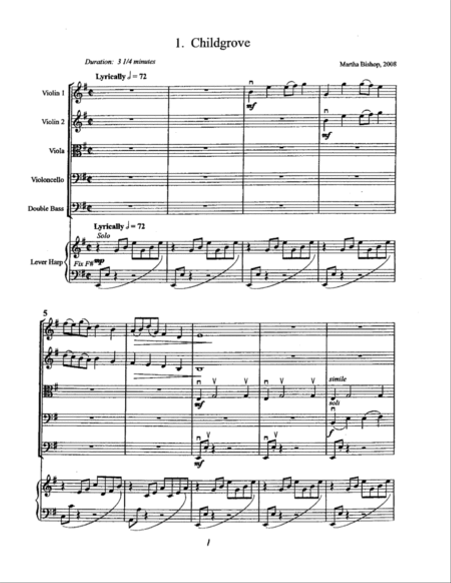 English Country Dance Suite 1 Orchestra scores gallery preview page 2