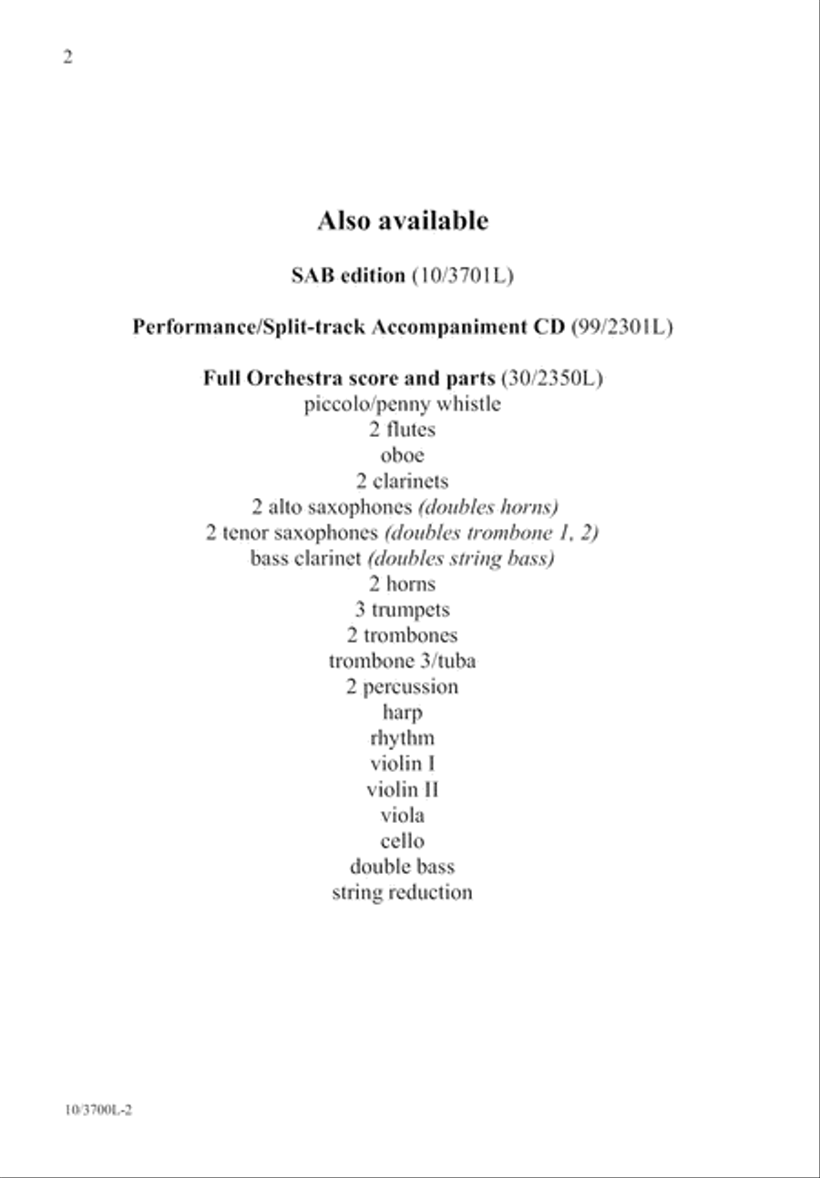 Let There Be Light 4-Part scores gallery preview page 3