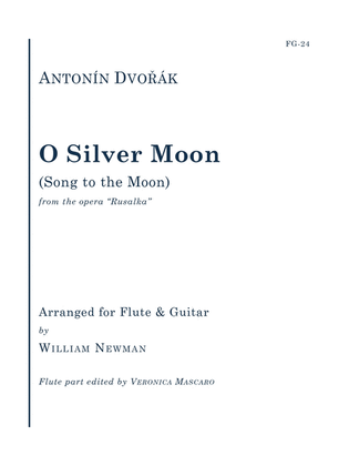 O Silver Moon for Flute and Guitar