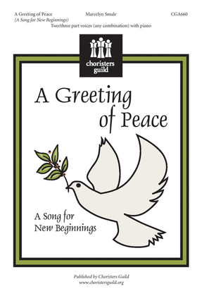 Book cover for A Greeting of Peace