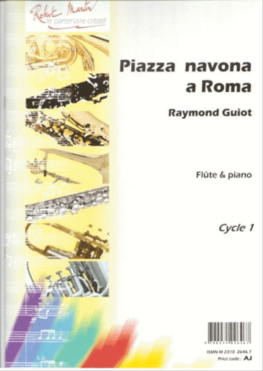 Piazza navona à roma Piano Accompaniment scores gallery preview page 1