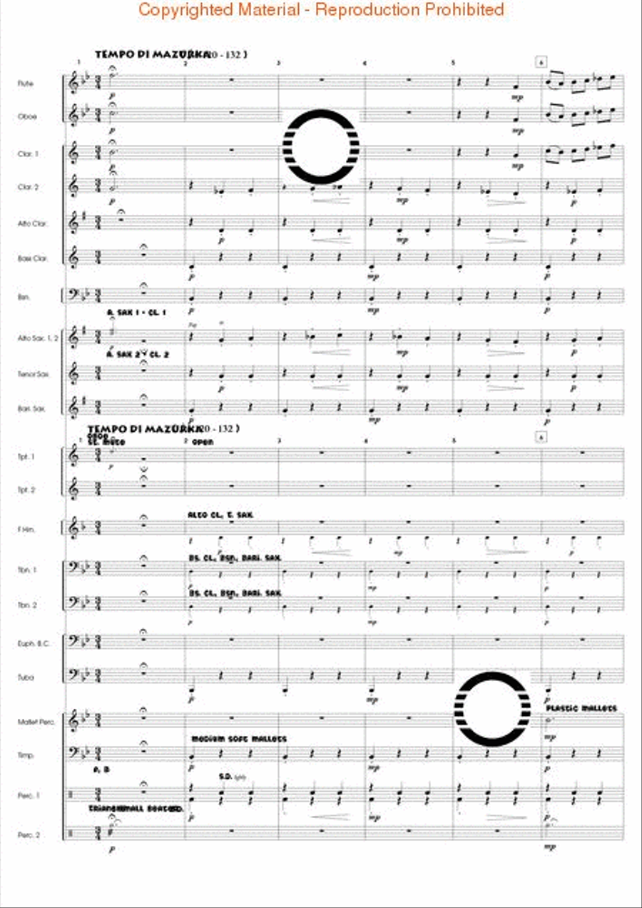 Peer Gynt Suite No. 1 Concert Band scores gallery preview page 16