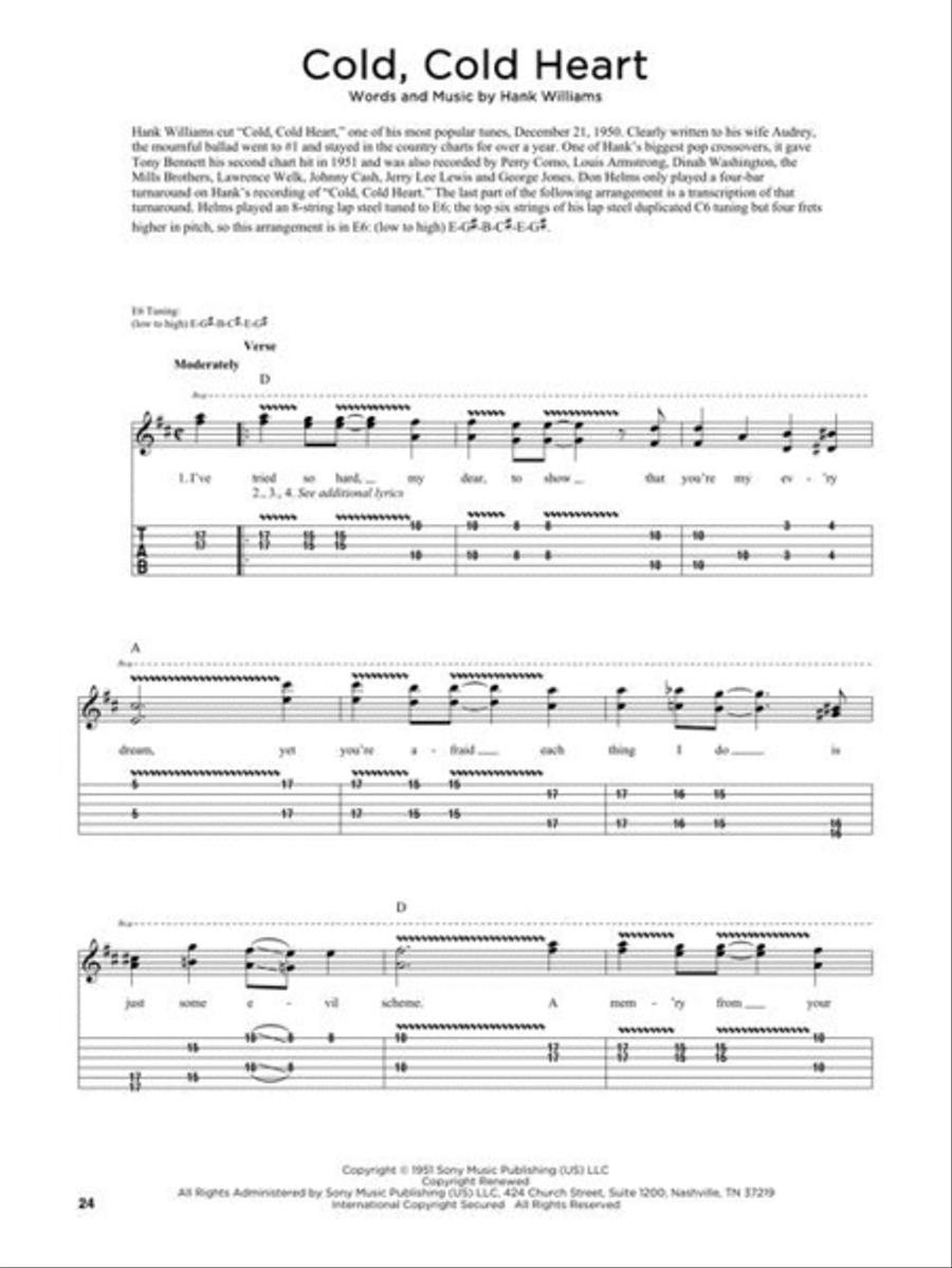 First 50 Songs You Should Play on Lap Steel Guitar by Various Electric Guitar Sheet Music Sheet Music Plus
