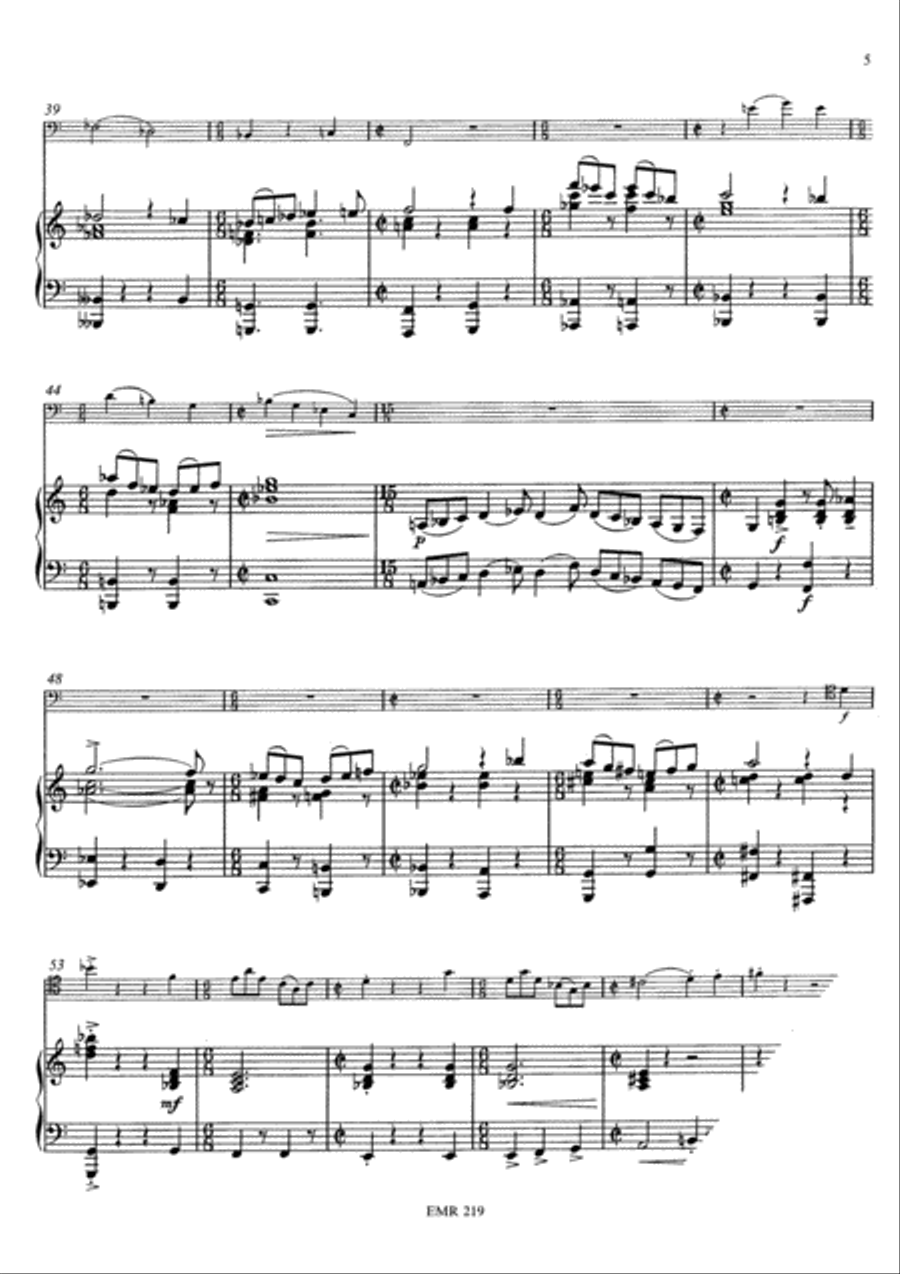 Trombone Concerto No. 2 Piano Accompaniment scores gallery preview page 6