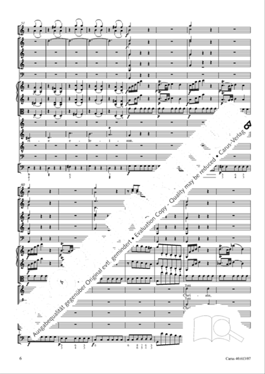 Mass in C (Missa in C) Mass in C (Missa in C) 4-Part scores gallery preview page 13
