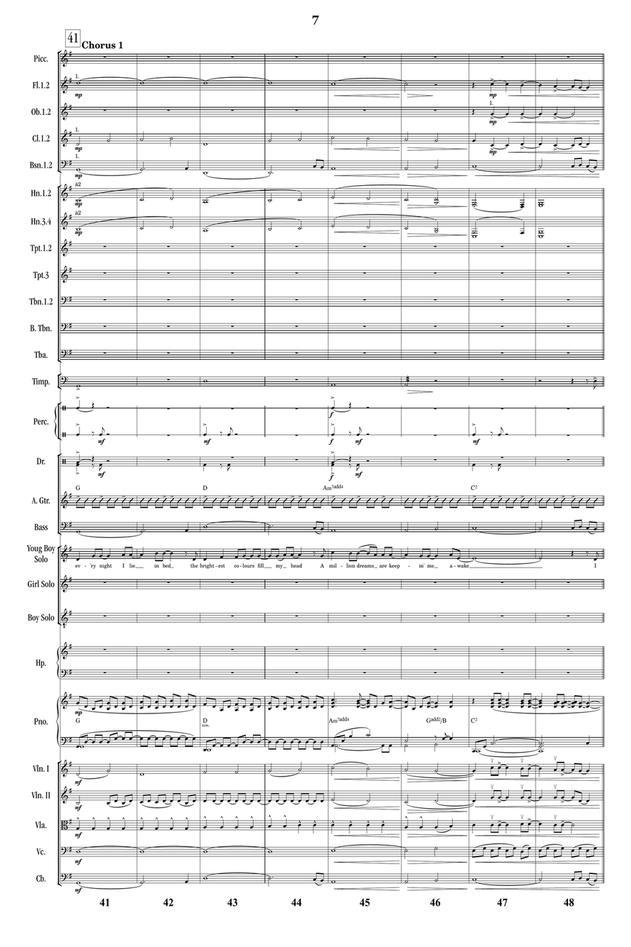 A Million Dreams Full Orchestra scores gallery preview page 6