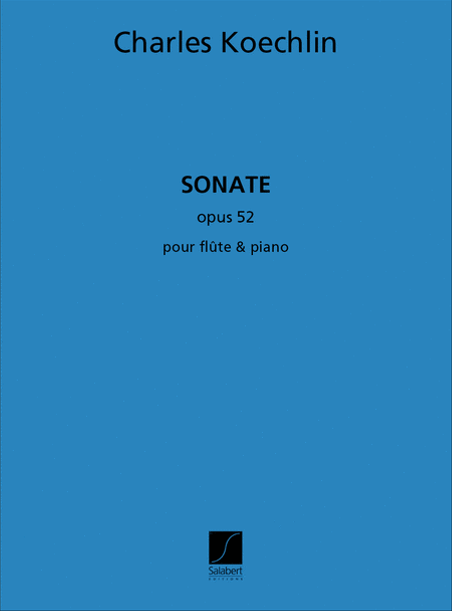 Sonate Op.52 Flute Solo scores gallery preview page 1