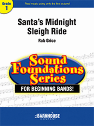 Book cover for Santa's Midnight Sleigh Ride