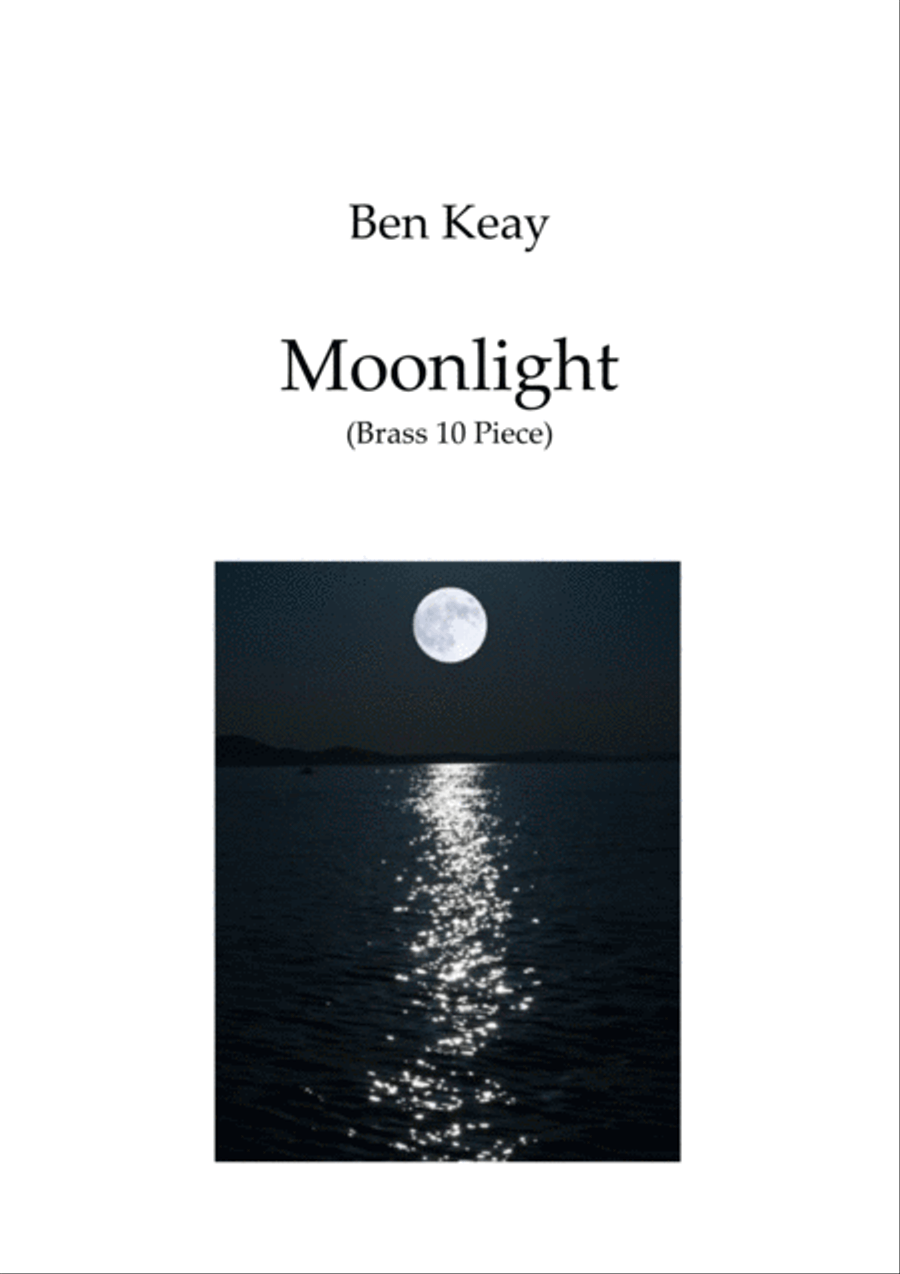 Moonlight - Brass 10 Piece Brass Ensemble scores gallery preview page 1