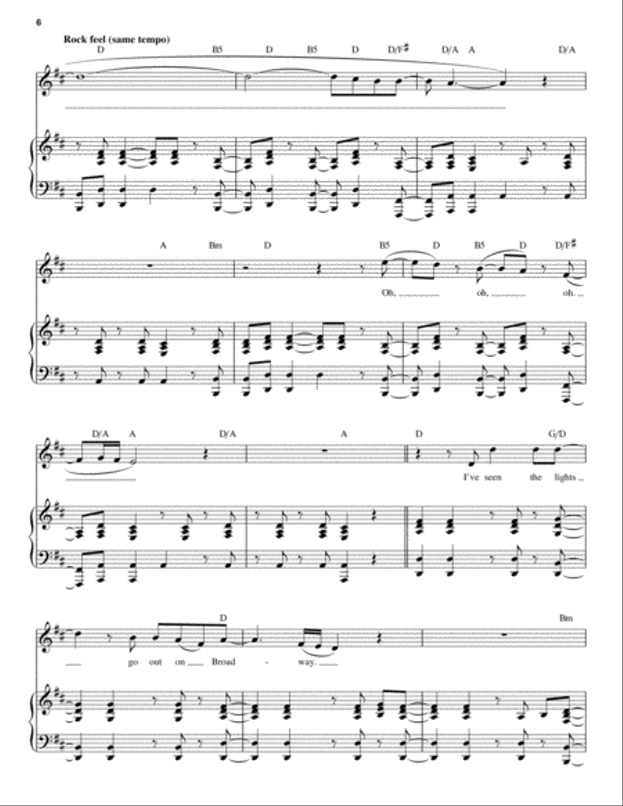 Miami 2017 (Seen The Lights Go Out On Broadway) Piano scores gallery preview page 6