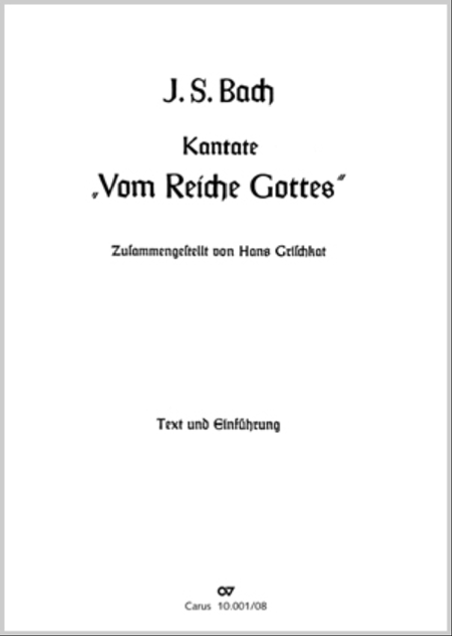 About the Kingdom of God (Vom Reiche Gottes) 4-Part scores gallery preview page 1